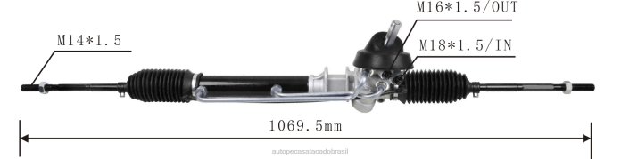 autopeças alvorada cremalheira de direção hidráulica 94754800 08TR2693 CHEVROLET