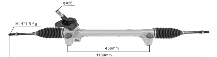 autopeças perto de mim cremalheira de direção hidráulica 26257889 08TR2701 CHEVROLET