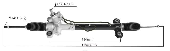 autopeças sorocaba cremalheira de direção hidráulica 53601-stk-a02 53601-stk-a04 08TR2529 HONDA