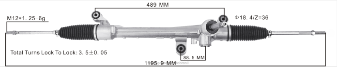 autopeças sorocaba cremalheira de direção hidráulica 53601-tg2-t01 08TR2539 HONDA