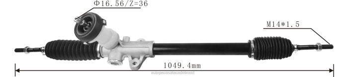 autopeças sorocaba cremalheira de direção hidráulica 56500-1y500 565001y000 08TR2759 HYUNDAI/KIA