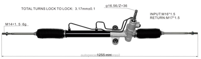 autopeças joinville cremalheira de direção hidráulica mr961356 08TR2547 MITSUBISHI