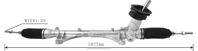 auto peças Brasil cremalheira de direção hidráulica 48001-cj41a 08TR2590 NISSAN