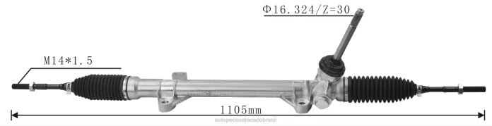 autopeças campinas cremalheira de direção hidráulica 48001-4bg0a 08TR2588 NISSAN