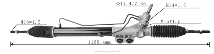 autopeças caxias do sul cremalheira de direção hidráulica 49001-ea000 49001-zp00a 49001-zp50a 49001-zg90a 49001-ea060 49001-3x12a 71702-06031 08TR2565 NISSAN