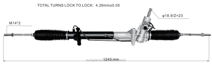 autopeças perto de mim cremalheira de direção hidráulica 34010442b 08TR2781 VOLVO