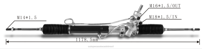 autopeças curitiba cremalheira de direção hidráulica 08TR2654 PEUGEOT