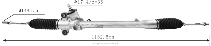 auto peças Brasil cremalheira de direção hidráulica 45500-bz012 45500-bz022 08TR2500 TOYOTA