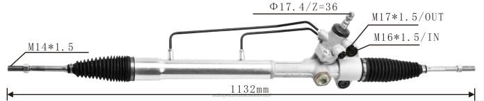 autopeças perto de mim cremalheira de direção hidráulica 44250-bz050 08TR2451 TOYOTA
