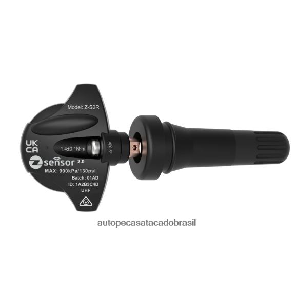 Sensor tpms de substituição do motor ssangyong oe - oe p/n 4199034000 freq 433mhz autopeças sorocaba 8602PX2257 haste da válvula de borracha